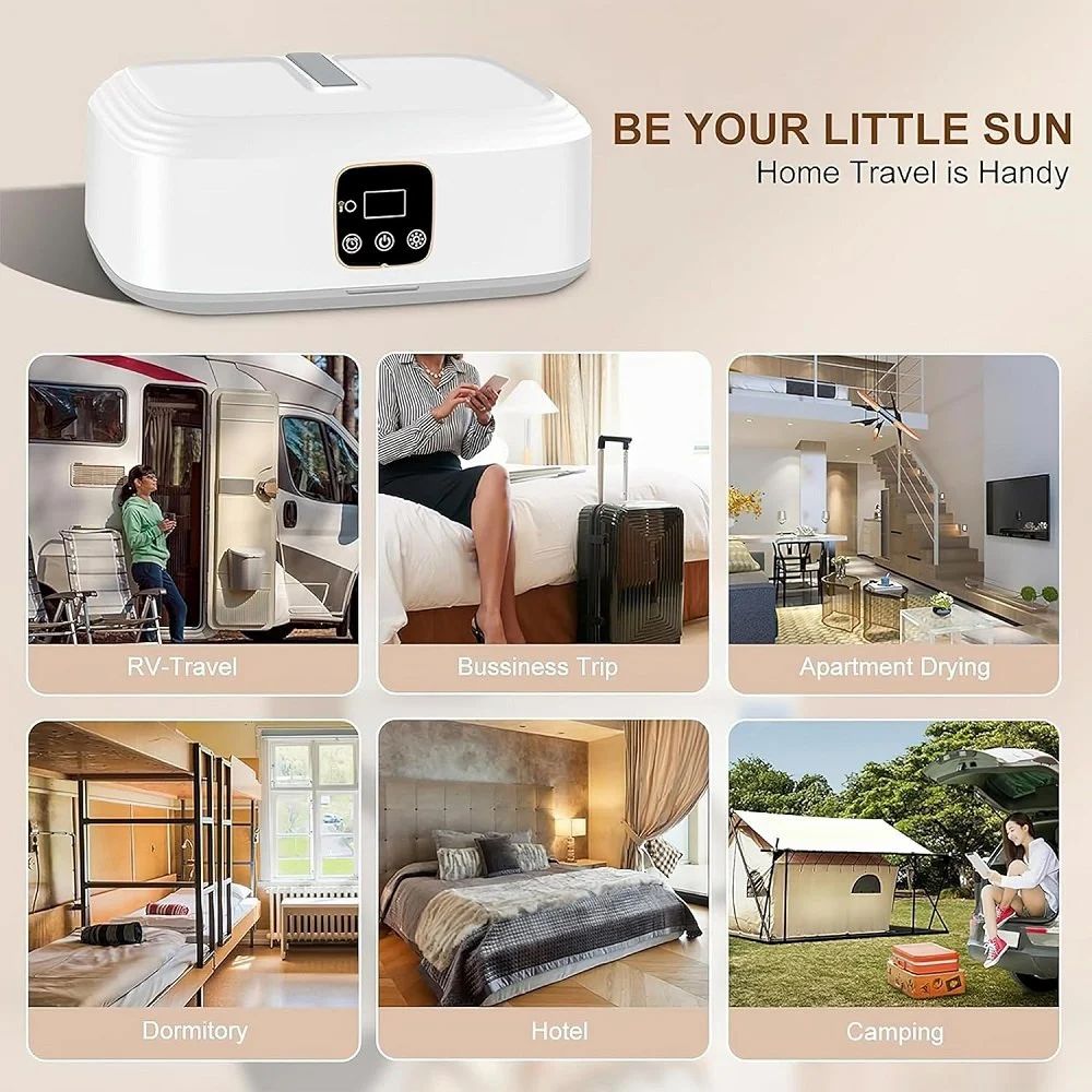 Portable Cloth Dryer, Mini Laundry Dryers with Remote Control