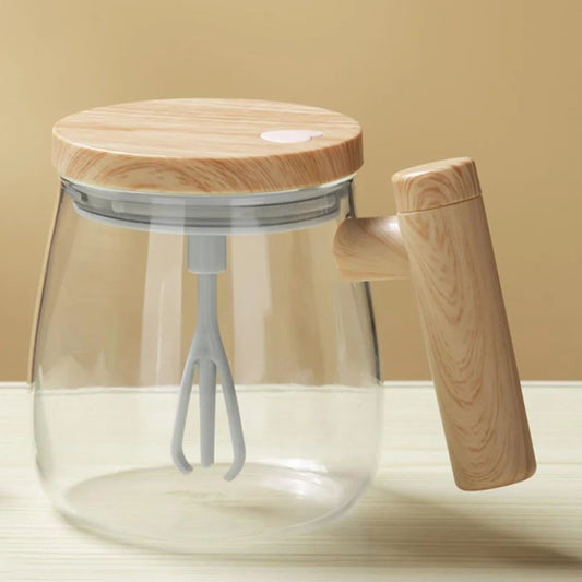 Electric High Speed Mixing Cup,400ML Self Stirring Coffee Mug,Glass Automatic Stirring Cup
