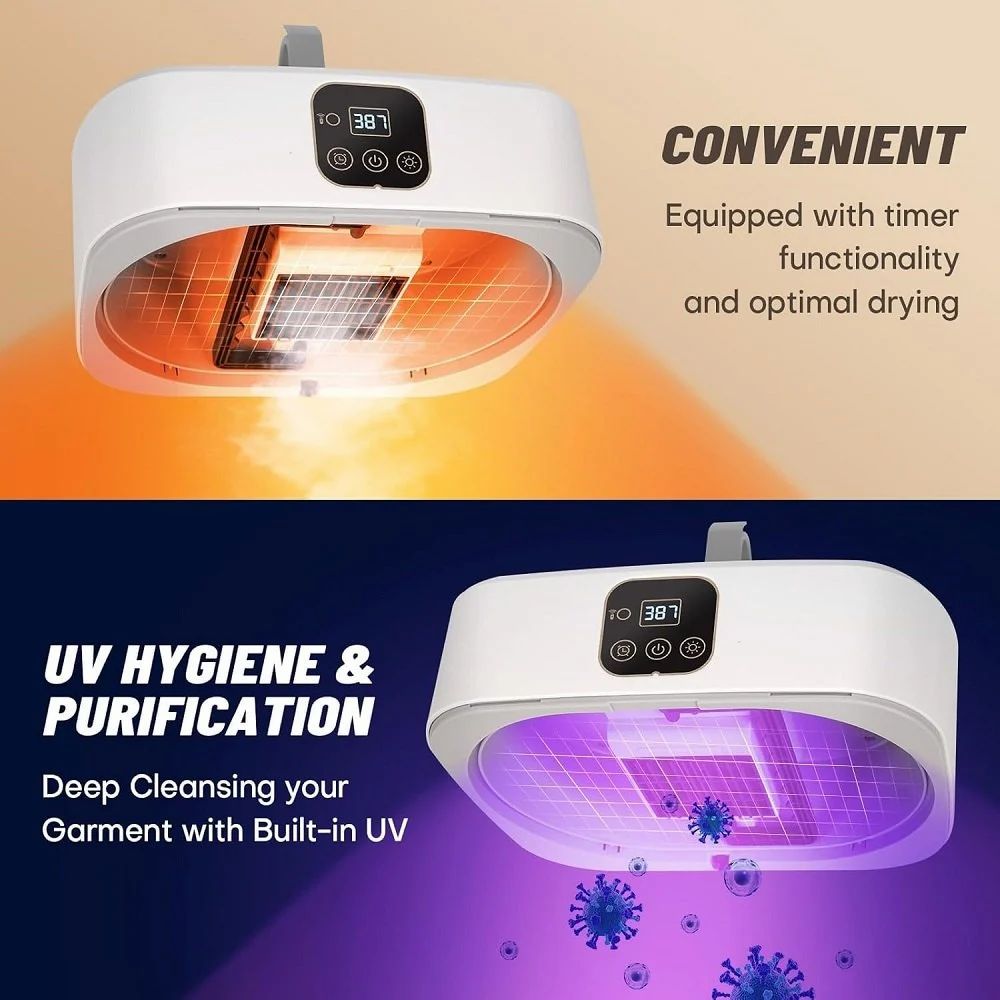 Portable Cloth Dryer, Mini Laundry Dryers with Remote Control
